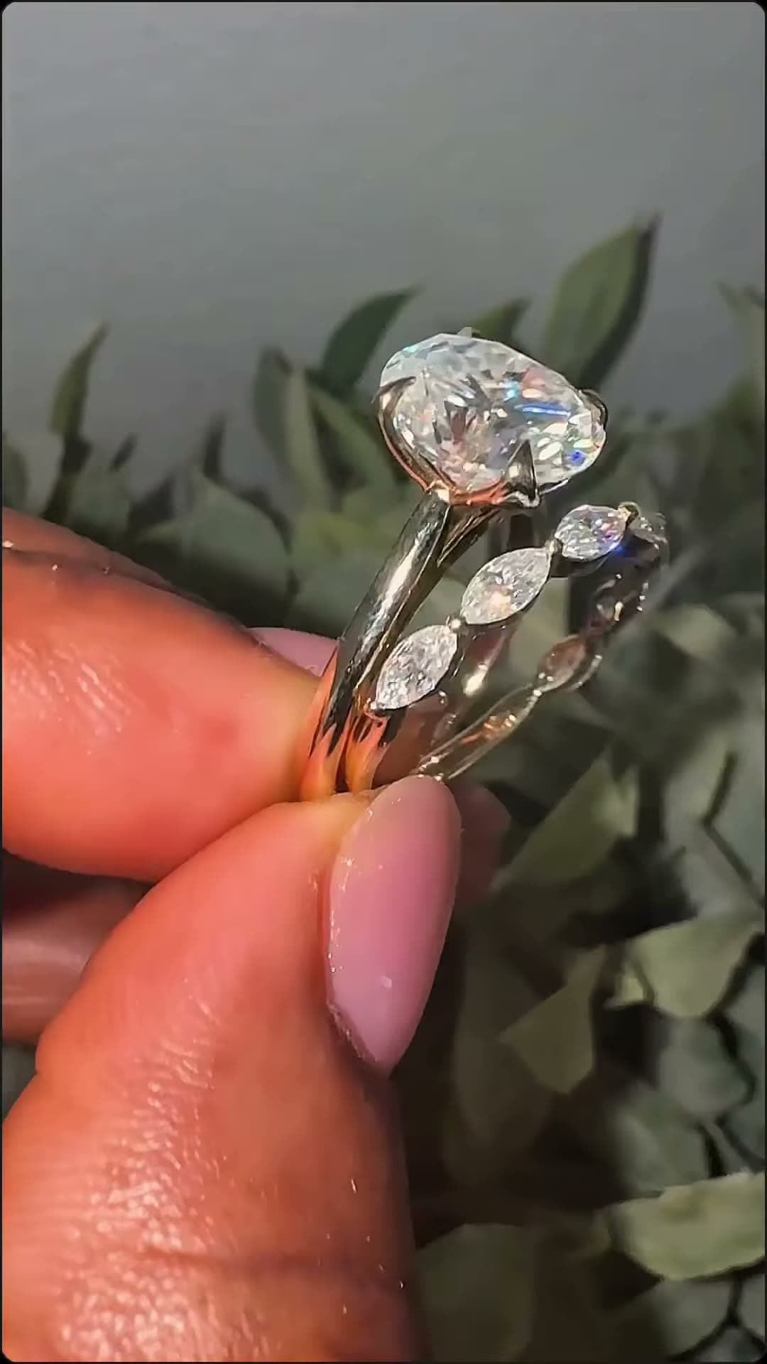 3ct Oval · Radiant Yellow Gold