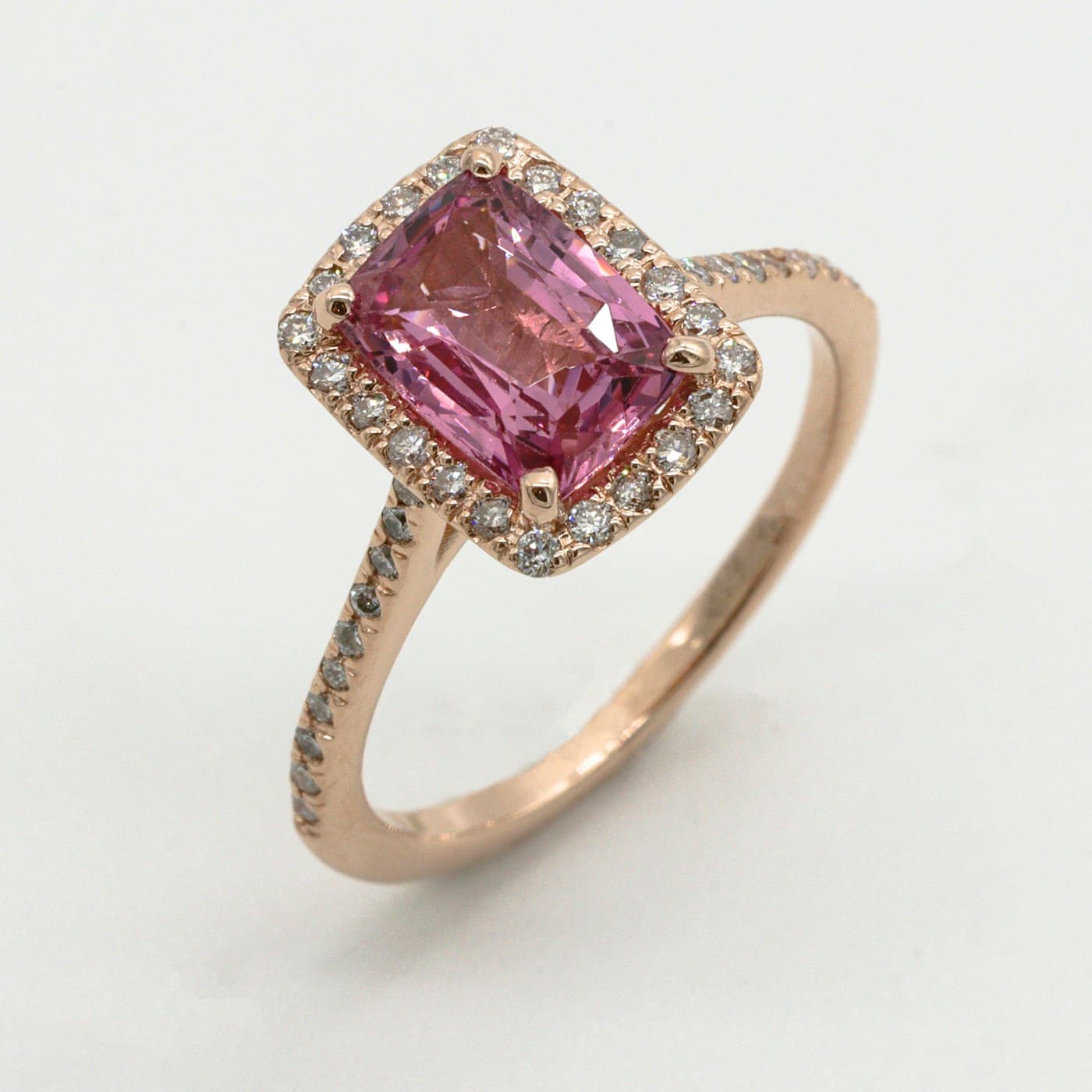 Blush Cushion Halo